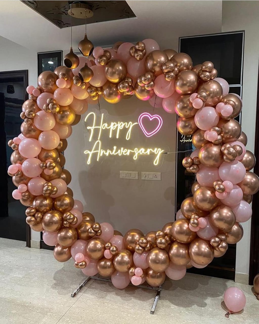 Romantic Anniversary Canopy Decor Noida & Delhi NCR